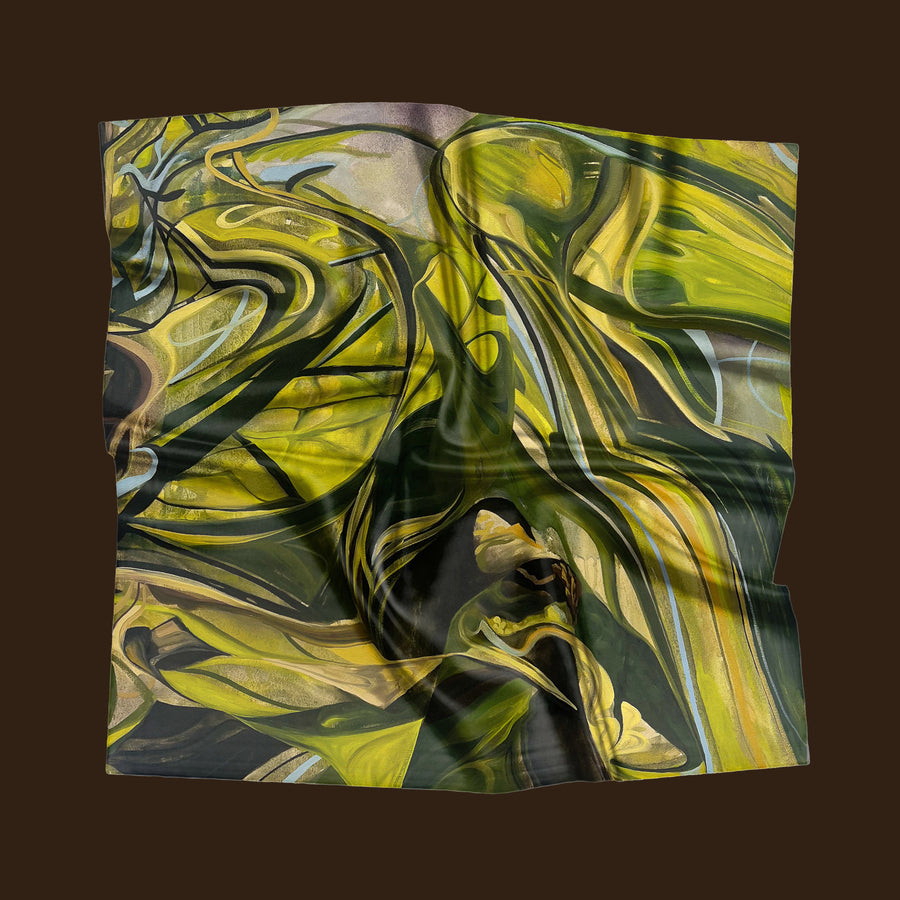 Planted Memories -  Original Satin Scarf